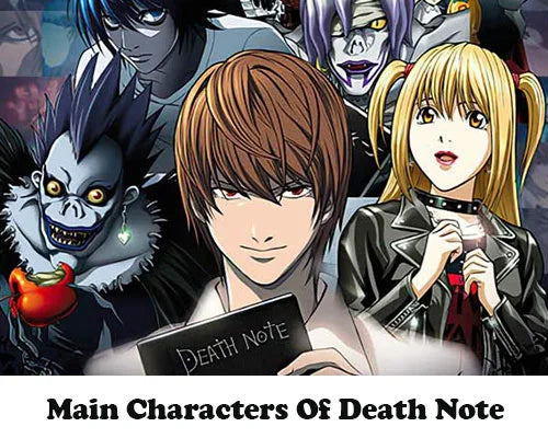 Main Characters Of Death Note