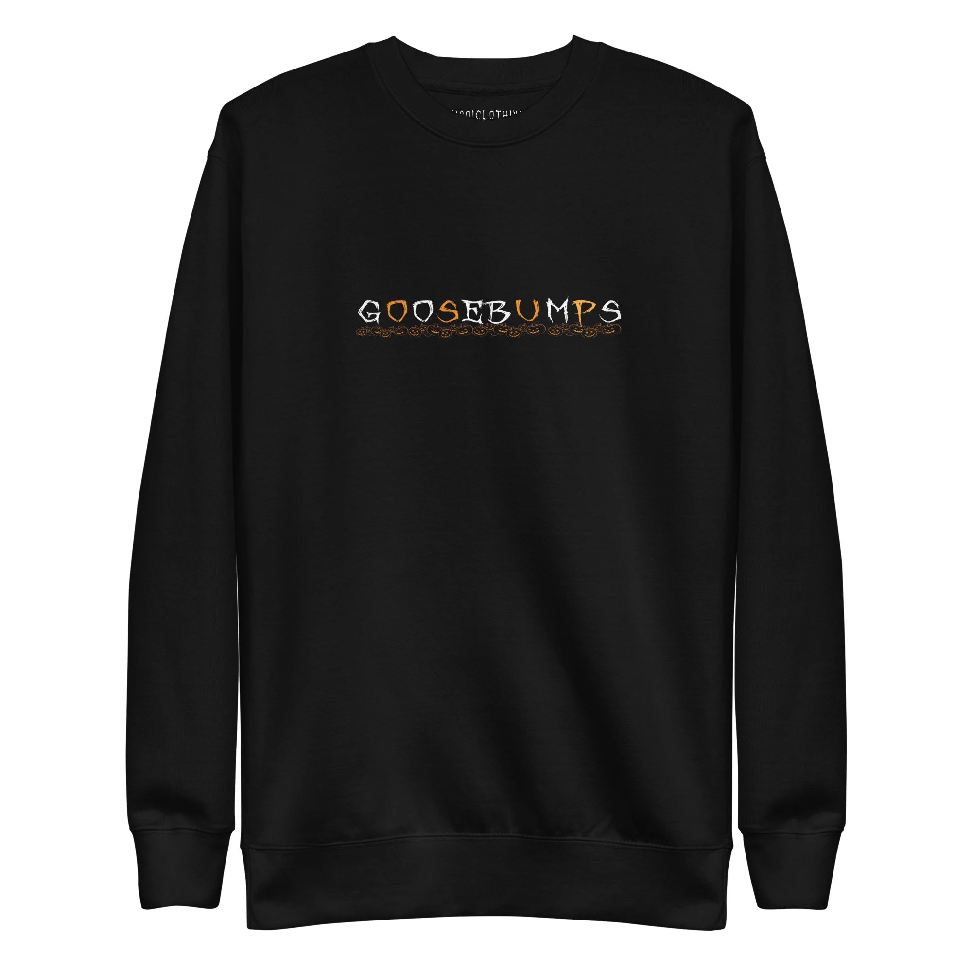 Goosebumps Premium Sweatshirt Black Front