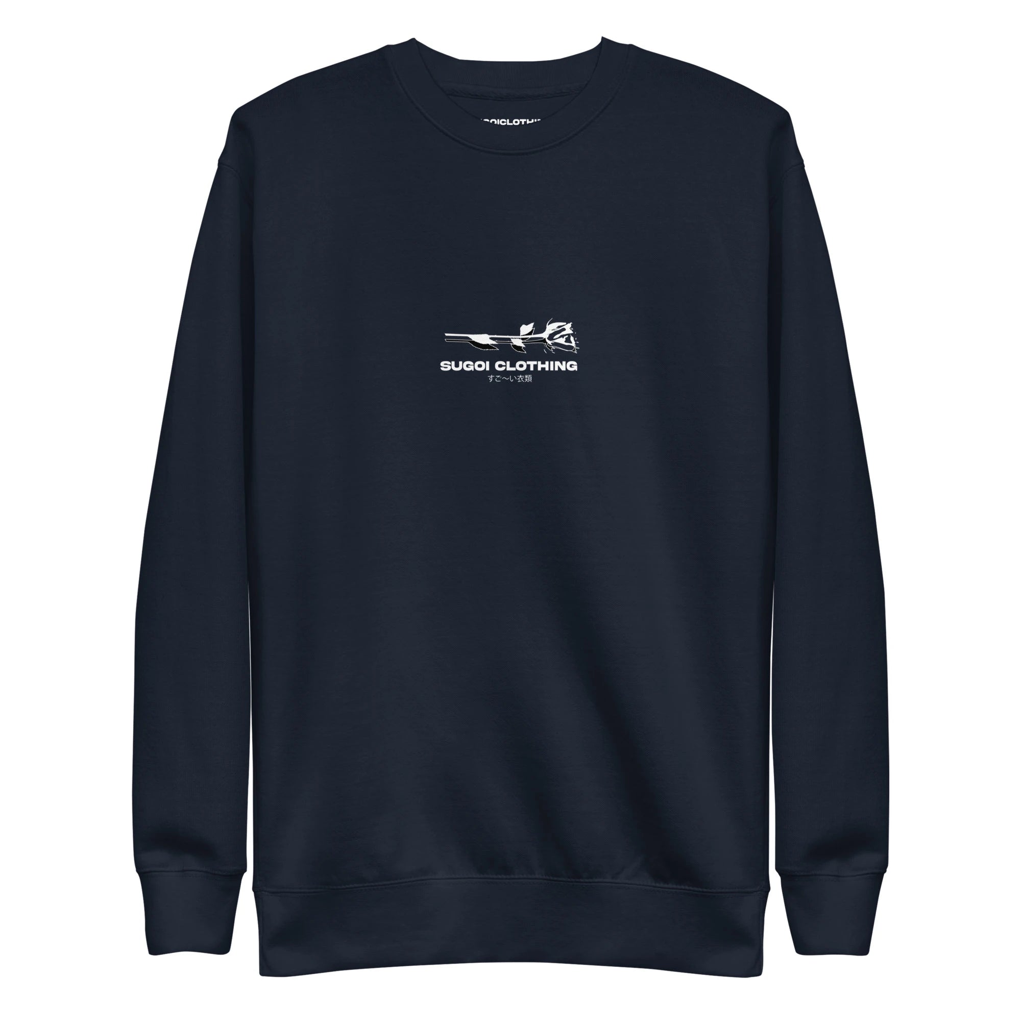 Broken Thoughts Premium Sweatshirt  Navy BLazer Front