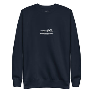 Broken Thoughts Premium Sweatshirt  Navy BLazer Front